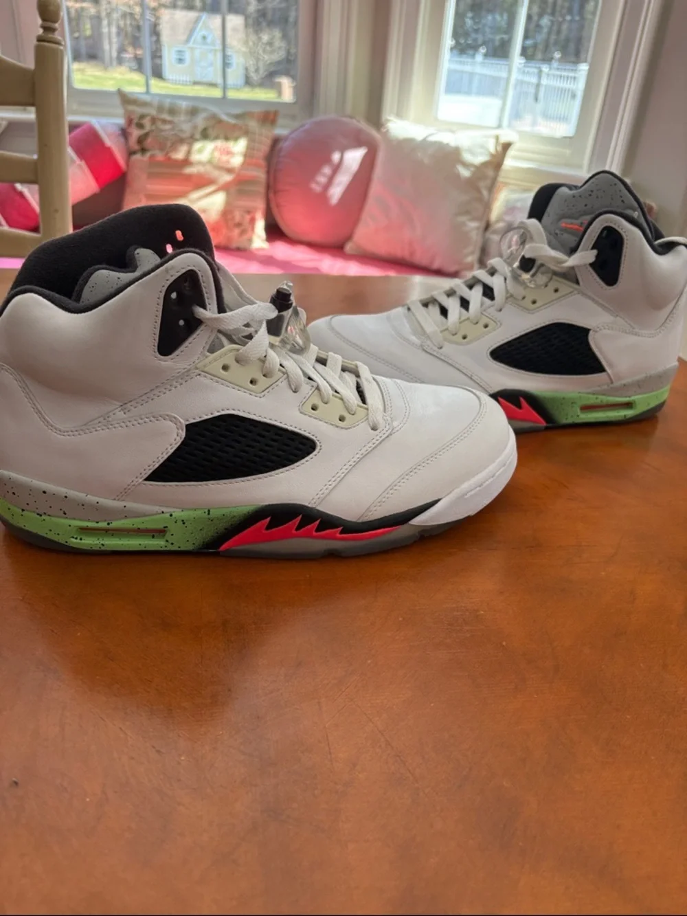 Air Jordan 5 Retro Pro Stars poison green color way